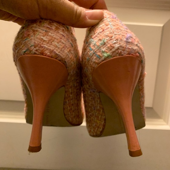 Chinese laundry pink vintage style heels - Picture 3 of 4